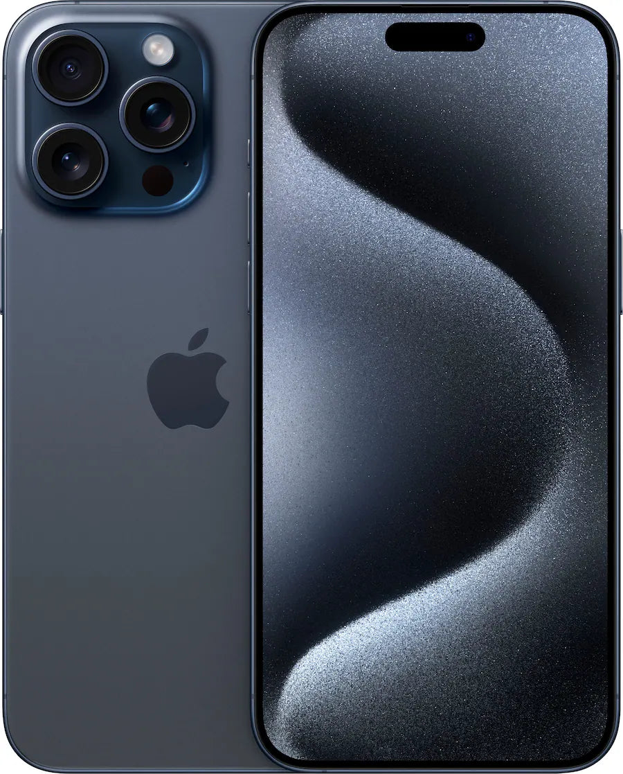 Apple - Refurbished Excellent - iPhone 15 Pro Max A2849 (Fully Unlocked) 256GB - Blue Titanium