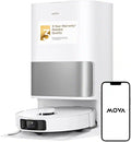MOVA - P10 Pro Ultra Robot Vacuum and Mop, Extenable Mop, Edge-to-Edge Cleaning,13000 Pa Suction, CleanLift System, Hot Water - White