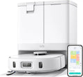 eufy - Refurbished Excellent - X10 Pro Omni Robot Vacuum and Mop Combo, Auto Mop Washing, Auto Drying, Self-Emptying - White