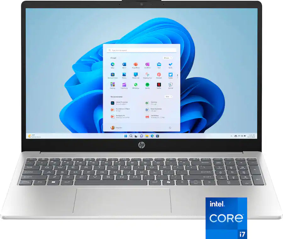 HP - 15.6" Full HD Touch-Screen Laptop - Intel Core i7 1355U 2023 - 16GB Memory - 512GB SSD - Natural Silver