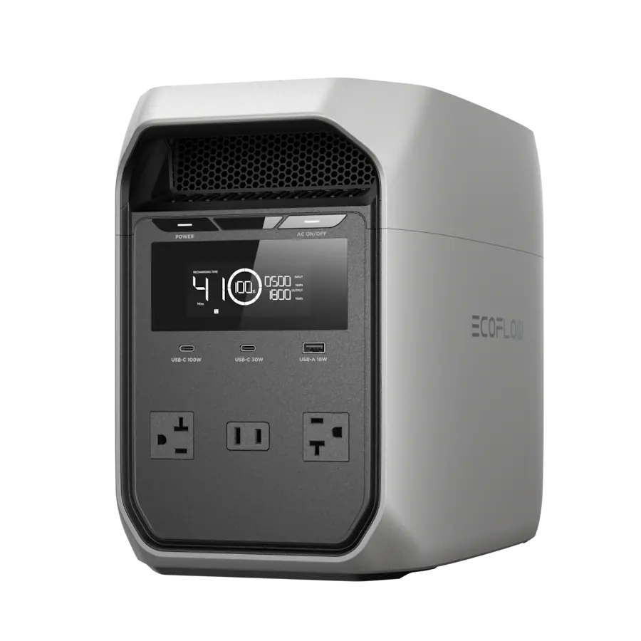EcoFlow - DELTA 3 Classic (1024 Wh Capacity) Portable Power Station - Gray