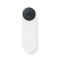 Google - Nest Doorbell (wired, 3rd gen) - Latest Model - 2K Video and Gemini - Snow