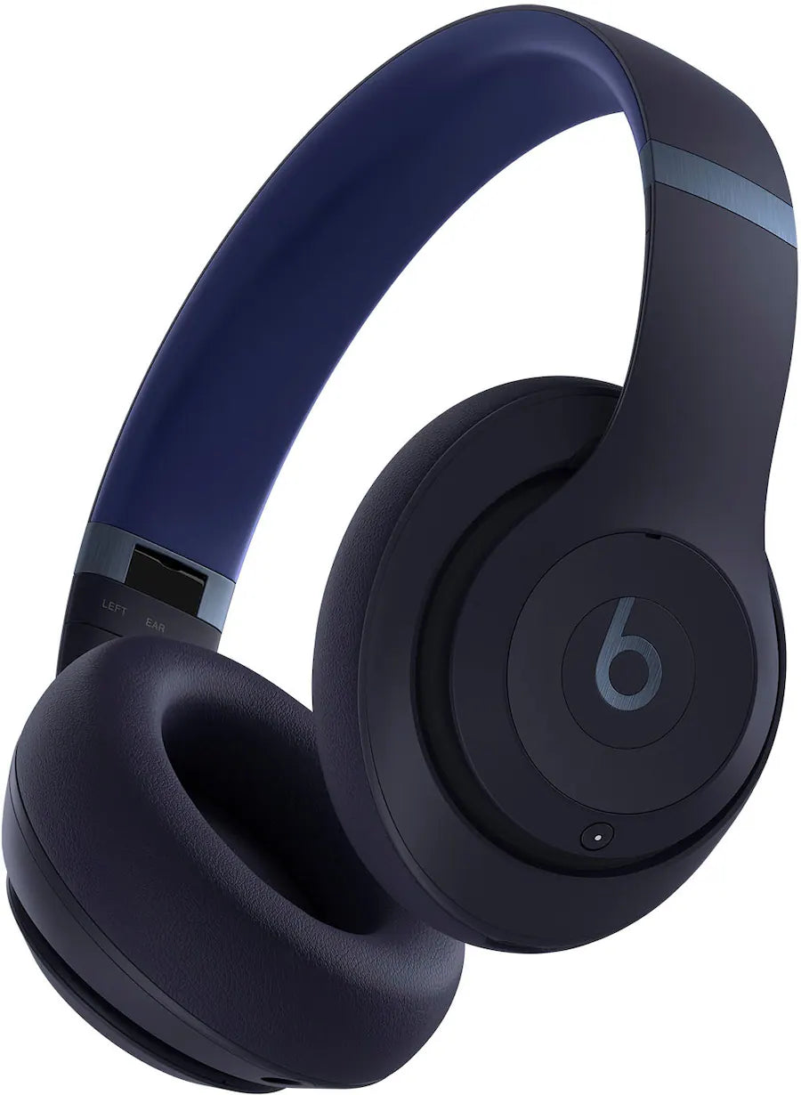 Beats - Studio Pro Wireless Noise Cancelling Over-the-Ear Headphones + Power Adapter - Navy
