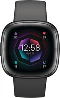 Google - Fitbit Sense 2 Advanced Health Smartwatch - Works with Android and iOS - Graphite - (2022)