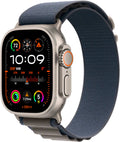 Apple GS Cert Refurb Watch Ultra 2 (GPS + Cellular) 49mm Titanium Case with Blue Alpine Loop with Blood Oxygen - Large - Titanium - (2023)