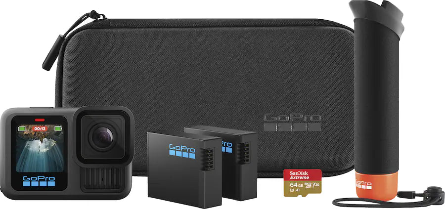 GoPro - HERO13 Black Action Camera Bundle - Black