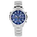Seiko - Bulova 96B256 Marine Star Mens Chronograph Watch Quartz Movement Stainless Steel Blue Dial 10-ATM - Blue/Silver