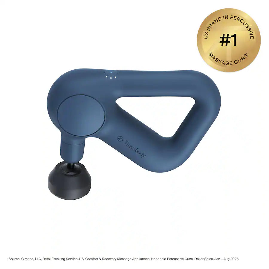 Therabody - Theragun Relief – Simple 3-Speed Massage Gun For Daily Aches & Pains - Navy