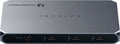 Satechi - Thunderbolt 4 Slim Hub Pro - 5-in-1 Dock- USB-C 60W, Single 8k or Dual 4K Display, 4 Thunderbolt 4 Ports, USB 3.2 Gen2 - Space Gray