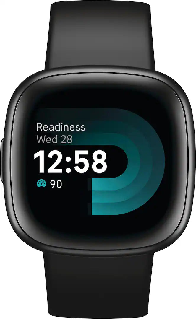 Google - Fitbit Versa 4 Fitness Smartwatch - Works with Android and iOS - Graphite - (2022)