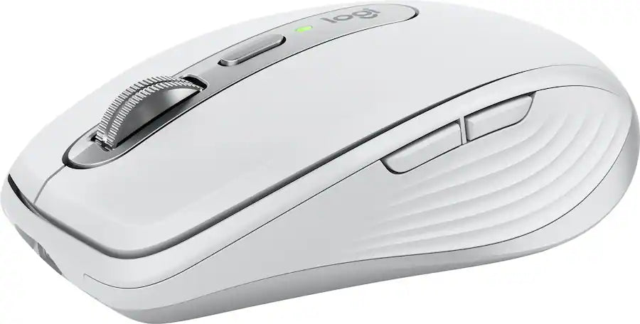 Logitech -  Wireless Bluetooth Optical Fast Scrolling Mouse - Pale Gray