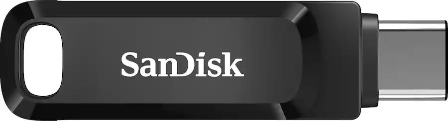 SANDISK - Ultra Dual Drive Go 256GB USB Type-A/USB Type-C Flash Drive - Black
