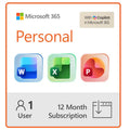 Microsoft - 365 Personal (1 Person) (12-Month Subscription) - Activation Required -