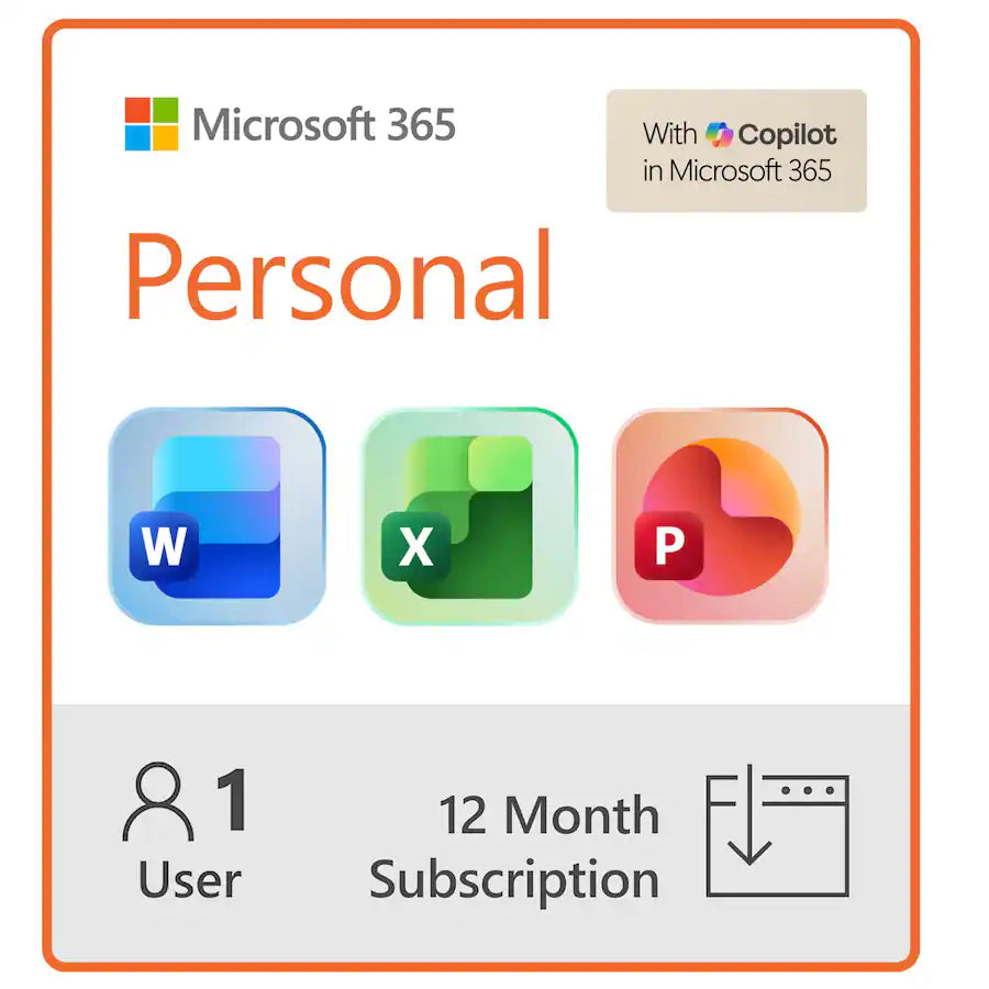 Microsoft - 365 Personal (1 Person) (12-Month Subscription) - Activation Required -